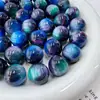Transmissão ao Vivo de Novo Estilo Nuvem de Fluxo Cartão 16mm Contas de Resina Contas Redondas Feito à Mão DIY Corrente de Celular Contas Furo Reto Contas Soltas