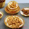 Cesta para snacks con aspecto de ratán cesta para palomitas de maíz plato para snacks plato para papas fritas plato para snacks bar KTV cesta para freír plato para pan y fruta