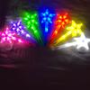 Palo fluorescente LED estrella de pentagrama palo de flash accesorios de ambiente para animar soporte de concierto palo de amor luminoso venta al por mayor