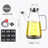 Aceitera de vidrio, botella a prueba de fugas, para cocina, hogar, condimento sin aceite, salsa de soja, vinagrera pequeña, tanque grande de acero inoxidable
