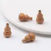 Venta al por mayor del fabricante Colgante de Calabaza de Madera de Loto con Agujero Abierto Cuentas de Madera Accesorios de Tallado Hechos a Mano para Bricolaje Colgante