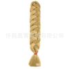 Fábrica de Xuchang trenza de color de seda ignífuga a baja temperatura 165g 82 pulgadas trenza sucia de Carnikalon lote mixto