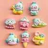 Payaso de ojos grandes de dibujos animados, pez payaso, creativo, bricolaje, pegamento de crema, accesorios de resina, carcasa de teléfono móvil, pasador de pelo, hebilla de zapato, paquete de materiales para joyería