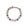 Pulseira com Fecho Redondo de Zircônia, Luxo Leve, Sensação de Alto Padrão, Pulseira Exquisita, Design de Nicho Versátil, Acessório de Mão Personalizado