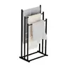 Toallero de Pie Baño Colgador de Toallas Móvil Estante para Toallas de Baño Artefacto para Colgar Toallas de Baño Estante de Almacenamiento de Toallas