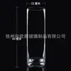 Jarrón Grande Recto de Vidrio Transparente, Estilo Minimalista de Gama Alta, Venta al por Mayor de Lujo Ligero, Decoración Hidropónica de Flores de Pie para Sala de Estar