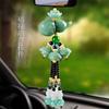 Pingente de Carro Enfeites para Pendurar no Carro Pixiu de Carro Pingente de Jade Feminino Decoração para Pendurar no Retrovisor de Carro Feminino e Masculino