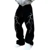 Amazon High Street Hip Hop Marca Trendy Calças Casuais Masculinas Verão Largas Nicho Retas Versáteis Calças Longas Em Estoque