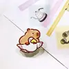 Caricatura Linda Capibara Kapibara Pegatina Acrílica DIY Pinza para el Cabello Broche Insignia Imán para Refrigerador Adorno Accesorios
