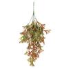 Parede Artificial Transfronteiriça Simulação de Galho de Cervo Pendurado na Parede Grama Plantas Falsas Verdes Samambaia Planta Parede Combinando Flores Decorativas de Rattan