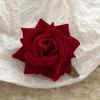 Caro Mesmo Estilo Tridimensional Rosa Flor Grab Clip Mulheres 2024 Novo Clipe de Tubarão de Flor de Alto Nível Elegante Agarrar Cabelo Headwear