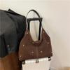 Design de Nicho Nova Bolsa Feminina de Veludo Comércio Exterior Transfronteiriço Moda Bolsa de Ombro Axilar Grande Capacidade Bolsa para Ir ao Trabalho