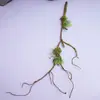 Videira de árvore velha musgo videira morta estilo floresta paisagismo decoração colocação videira falsa musgo videira display suspenso galhos arte floral