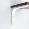 Suporte de ângulo de ferro com suporte de suporte curvo Suporte triangular de carga Suporte tipo L de aço inoxidável Prateleira de micro-ondas Prateleira Prateleira Suporte de prateleira