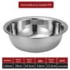 Bacia de Aço Inoxidável 304 de Grau Alimentício Bacia Redonda Extra Grande Aprofundada Lavatório Lavanderia Bacia para Legumes Balde para Cozinha Comercial