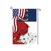 Bandera de Jardín del 250 Aniversario de Estados Unidos Transfronteriza Decoración para Fiesta Festiva Colgante para Patio Exterior