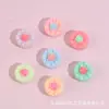 Accesorios de resina para mini pasteles esmerilados multicolor, llaveros DIY con pegamento de crema, fundas de teléfono hechas a mano, accesorios para el cabello al por mayor