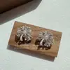 Pendientes de Fuegos Artificiales con Pasador de Plata 925 para Mujer, Pendientes Pequeños de Fuegos Artificiales con Atmósfera Festiva, Pendientes Versátiles de Nicho con Temperamento de Alta Gama