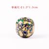 Qixiang Laca Perla Única Tipo Antiguo Perlas 13 mm Perlas Sueltas Regalo Laca Estilo Chino Artesanía Pulsera Tradicional Patrimonio Cultural Inmaterial