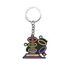 Periférico de Juego Transfronterizo Llavero Creativo Decoración Llavero de Mochila de Goma Suave PVC Accesorios Regalo Venta al por Mayor
