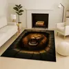 Tapete de chão estilo americano em veludo cristal para entrada de casa, capacho decorativo resistente ao desgaste para sala de estar e quarto, tapete resistente à sujeira