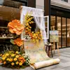 Otoño Sesión de Fotos con Influencer Escaparate Centro Comercial Joyería Evento Accesorios para Fotos Fondo Otro
