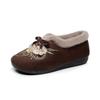 Zapatos de Tela Personalizados de Invierno Estilo Old Beijing para Mujer, Transfronterizos para Adultos Mayores, Antideslizantes, Suela Suave, Resistentes al Desgaste, Ligeros y Cálidos, Zapatos para Madre