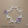 Abajur de Gesso Estilo Francês, Base de Lustre para Sala de Estar, Material de Decoração de Teto, Placa Redonda de Combinação de Mosaico Europeu