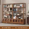 Estante de Exhibición para Sala de Té Estilo Chino Nuevo, Estante de Exhibición para Tazas de Té, Gabinete Divisor, Adorno de Bambú para Sala de Estar, Estante de Almacenamiento Multicapa