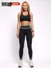 Pantalones de Yoga sin Costuras para Mujer Otoño Invierno Nuevos Leggings Deportivos Rayados Pantalones de Yoga para Fitness al Aire Libre Pantalones Levanta Glúteos