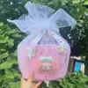 Canasta de Mano Arcoíris Regalo de Regreso Luna Llena del Bebé Año Viejo Banquete de los Cien Días de los Niños Regalo de Acompañamiento Caja de Regalo de Cumpleaños Tejida
