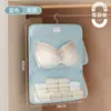 Bolsa de almacenamiento para ropa interior, organizador de malla colgante para armarios de dormitorios, para guardar calcetines y ropa interior, una bolsa de almacenamiento colgante tres en uno
