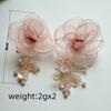 Aretes para Niñas, Aretes de Color Contrastante, Estilo Dopamina Largo, Divertidos y Coloridos Elegantes, Verano Colorido con Cuentas Fuegos Artificiales