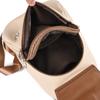Mochila Feminina 2023 Novo Estilo Luxo Acessível Versátil Cor Contrastante Bolsa Feminina Moderna Mochila para Estudante Universitário Mochila para Deslocamento Viagem