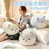 Almofada de Pelúcia Cão Feijão de Gelo Almofada de Sofá para Meninas, Boneca de Cama para Dormir, Almofada Refrescante, Brinquedo de Pelúcia