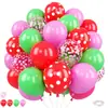 Conjunto de 50 Balões de Látex Espessos Transfronteiriço, Conjunto de Balões Flutuantes de Hélio, Adereços de Decoração de Aniversário