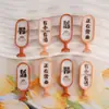 Letrero Miniatura de Cafetería, Mostrador de Bar, Escena de Casa de Muñecas de Comida y Juego, Accesorios de Decoración con Pegamento de Crema DIY