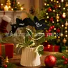 Decoraciones de mesa de Navidad, decoraciones navideñas transfronterizas de frutos rojos, piñas artificiales y decoraciones de mesa con bayas, mini árbol de Navidad