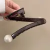 Pasador de Pelo de Dibujos Animados Coreanos Lindo con Lazo para Mujeres en la Parte Trasera de la Cabeza, Tamaño Grande, Gama Alta, Versátil Pasador Accesorio para el Cabello