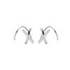 Aretes de alta calidad para mujer, aretes de plata esterlina 2021, aretes de diseño nicho de moda simple y estilo frío