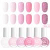 Traje Popular Transfronterizo de Esmalte de Uñas Joyería de Arte para Uñas Láser Luminoso Decoración para Uñas Base Agua Sin Horno Sin Descamación Secado Rápido