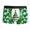 Ropa Interior para Hombre Estampada en 3D de Navidad 2022 Más Vendida Transfronteriza, Transpirable, Cómoda, Moderna, Boxer Briefs de Cintura Media