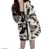 Cardigan de Tricô Pesado Novo Outono/Inverno 2025 Estilo Coreano Casaco com Padrão Dongdaemun Elegante Jaqueta Suéter de Artesanato Pesado para Mulheres