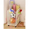 Estante de almacenamiento para baloncesto, estantería de almacenamiento de pie, para uso doméstico, adecuado para almacenar pelotas de bádminton, equipo deportivo, equipo de fitness y colchonetas de yoga