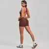 Mono de Yoga con Cremallera Todo en Uno Transfronterizo, Mono Deportivo con Diseño de Espalda Hueca, Mono para Correr y Fitness Q22