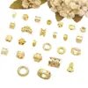 Anillo Corredor de Oro Antiguo Círculo Qiankun Cuentas Separadas Collar Colgante Pulsera Pulsera Cuentas Separadas Perforadas Cuentas Sueltas Joyería