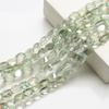 10x 12mm agujero mediano cuenta de torsión DIY aretes con cuentas joyería cortina de puerta colgante de cristal de agujero mediano colgante de iluminación material para colgantes