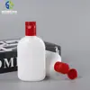 Botella de Miel de Sod de 100ml Botella para Crema de Manos Crema Facial Botella Plana para Loción de 100ml Botella Exprimidora con Tapa abatible