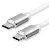 Cable de Datos Tipo C Transfronterizo Carga Rápida Pd 60W3A Cable de Carga para Teléfono Móvil Transmisión Doble Tipo C Cable Adaptador 2.0