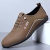 Sapatos masculinos primavera e outono novos sapatos slip-on leves respiráveis sapatos casuais macios negócios moda sapatos de couro para homens atacado